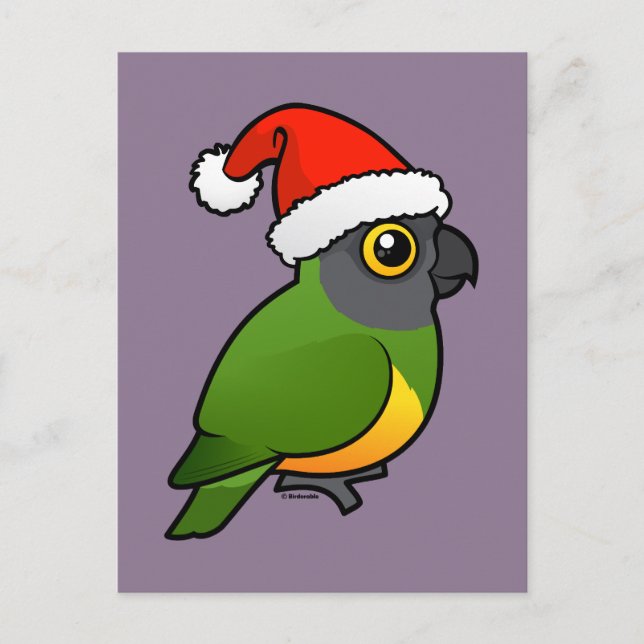 Senegal Santa Holiday Postcard (Front)