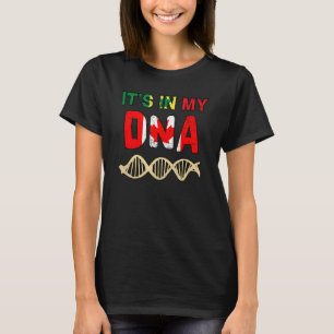 Senegal Senegalese Canada Canadian Flag Hand Mixed T-Shirt