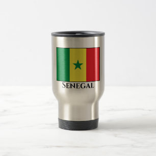 Senegal (Senegalese) Flag Travel Mug