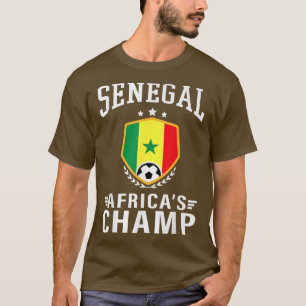 Senegal Senegalese Jersey Soccer 2022 Team T-Shirt