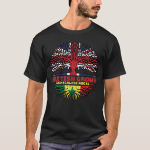 Senegal Senegalese Uk United Kingdom British Tree T-Shirt