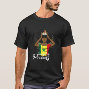 Senegal Senegalese West Africa Proud Princess Quee T-Shirt