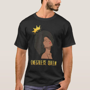 Senegal Senegalese West Africa Proud Princess Quee T-Shirt