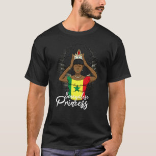 Senegal Senegalese West Africa Proud Princess Quee T-Shirt