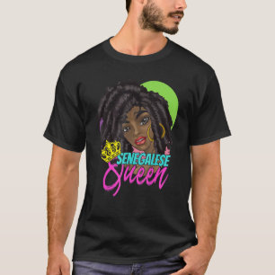 Senegal Senegalese West Africa Proud Princess Quee T-Shirt