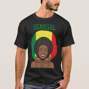 Senegal Senegalese West Africa Proud Princess Quee T-Shirt