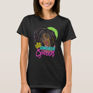Senegal Senegalese West Africa Proud Princess Quee T-Shirt