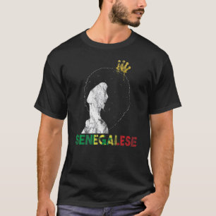 Senegal Senegalese West Africa Proud Princess Quee T-Shirt