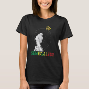 Senegal Senegalese West Africa Proud Princess Quee T-Shirt