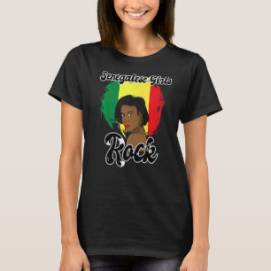 Senegal Senegalese West Africa Proud Princess Quee T-Shirt