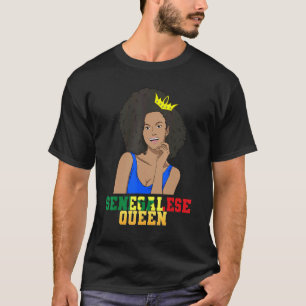 Senegal Senegalese West Africa Proud Princess Quee T-Shirt