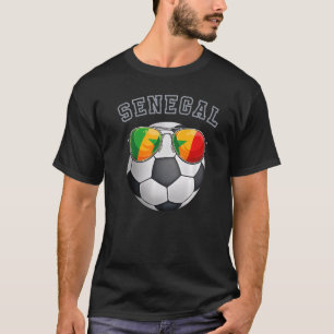 Senegal Soccer Fan Sunglass Football Senegalese T-Shirt