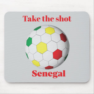 Senegal Soccer Mouse Mat