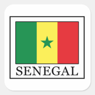 Senegal Square Sticker