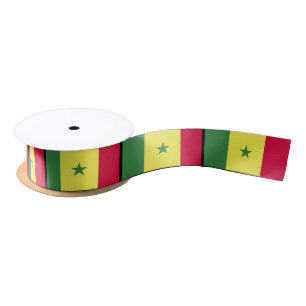 Senegalese Flag Satin Ribbon