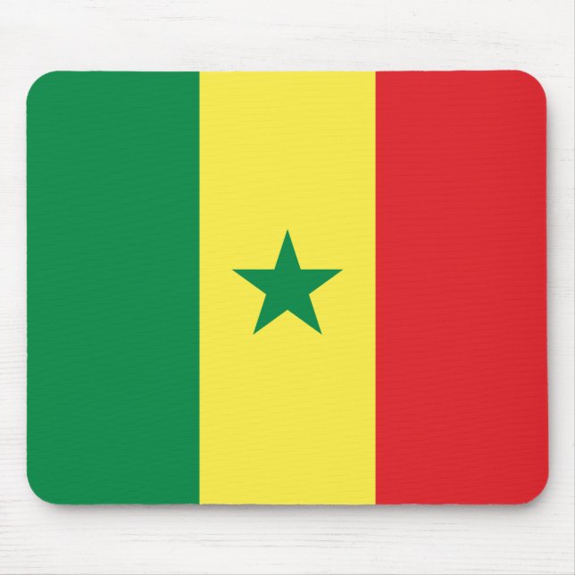 Senegalese Flag (Senegal) Mouse Mat (Front)