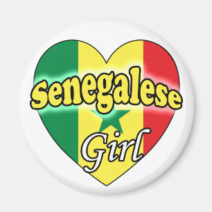 Senegalese Girl Magnet