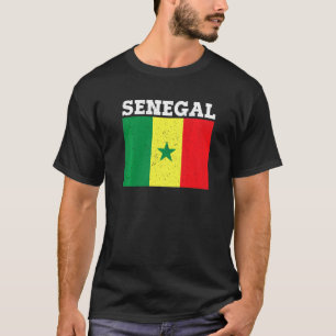 Senegalese Senegal Flag Pride Senegalese Flag T-Shirt