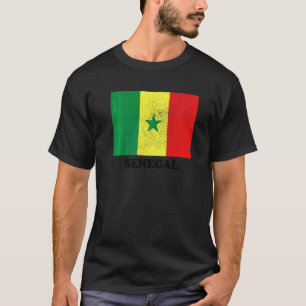 Senegalese Senegal Flag Pride Senegalese Flag T-Shirt