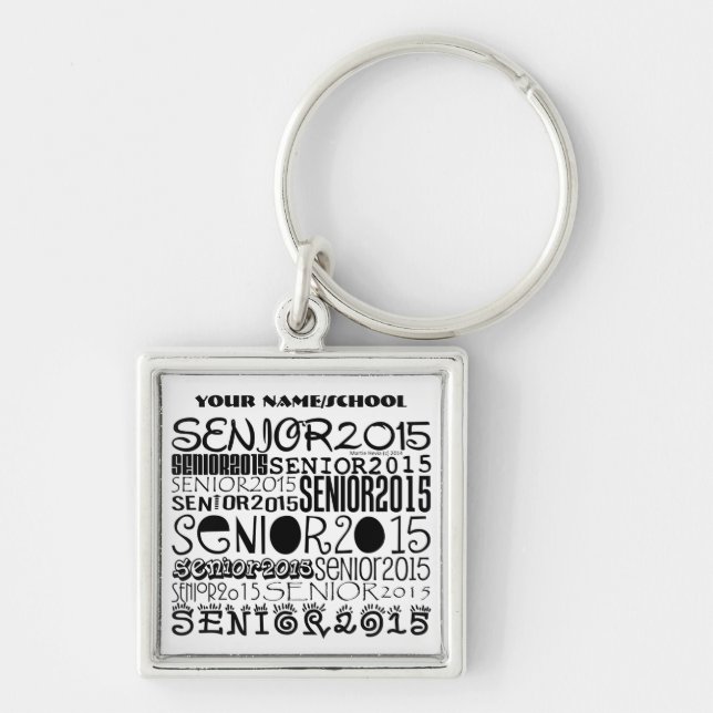 Senior 2015 Keychain (Personalise) (Front)