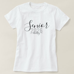 Senior 2022 Personalised Name Graduation T-Shirt