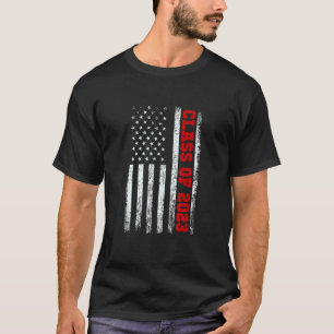 Senior 2023 American Flag USA Graduation Class of T-Shirt