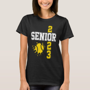 Senior 2023 Baseball Vintage Graphic Trendy T-Shirt