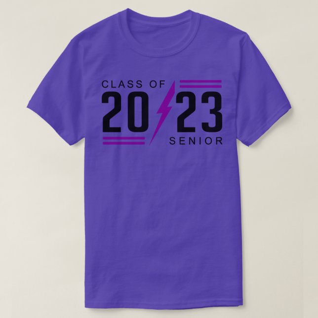 Senior 2023 Class of 2023 Graduate 21 T-Shirt (Design Front)