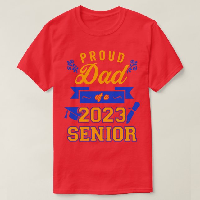 Senior 2023 Class of 2023 Graduate 5 T-Shirt (Design Front)