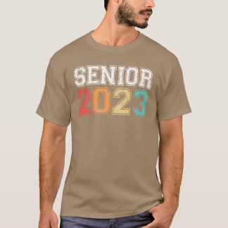 Senior 2023 Graduation Retro Vintage funny T-Shirt