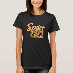 Senior 2023 Leopard 23 For Men Women Senior 2023 T-Shirt