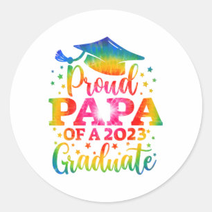 Senior 2023 Proud Mum Of A Cl Of 2023 Graduate Classic Round Sticker