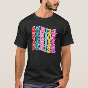 Senior 2023 Retro Class of 2023 Seniors Graduation T-Shirt