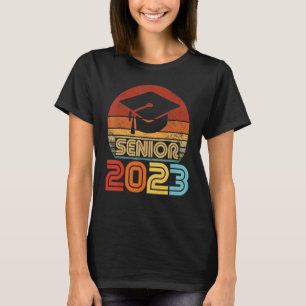 Senior 2023 Retro Vintage Last First Day Of Class T-Shirt