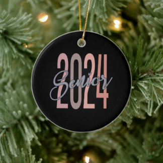 Senior 2024 ceramic tree decoration