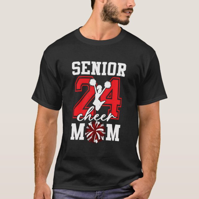 Senior 2024 Cheer Mum Proud Mum Of Class Of 2024 G T-Shirt (Front)