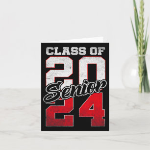 Senior 2024 Class Of 2024 Seniors Graduation 2024 Card