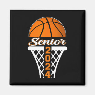 Senior 2024 Graduate Class 2024 Basketball Graduat Magnet