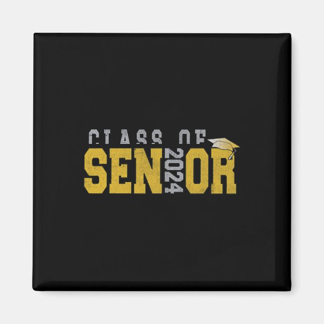 Senior 2024 Graduation Class Of 2024 1  Magnet (Front)