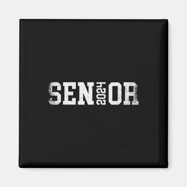Senior 2024 Graduation Class Of 2024  Magnet (Front)