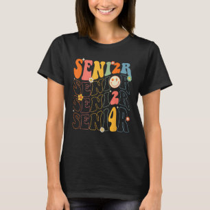 Senior 2024 Retro Class of 2024  Back To School Gr T-Shirt