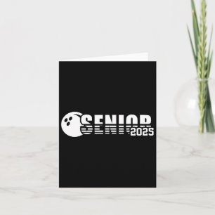 Senior 2025 Bowling Player Cl Of 2025 Graduation S Card