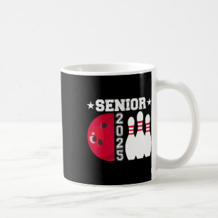 Senior 2025 Bowling Player Cl Of 2025 Graduation S Coffee Mug
