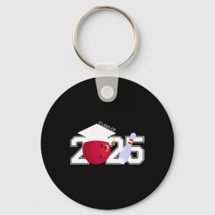 Senior 2025 Bowling Player Cl Of 2025 Graduation S Key Ring