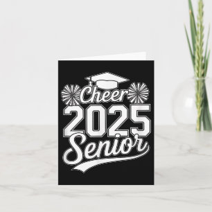 Senior 2025 Cheer Team Mum High School Graduation  Card