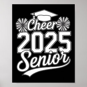 Senior 2025 Cheer Team Mum High School Graduation Poster