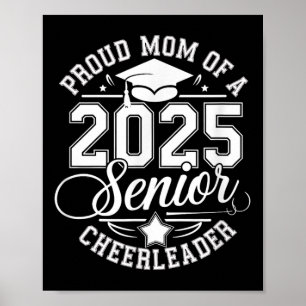 Senior 2025 Cheer Team Mum High School Graduation  Poster