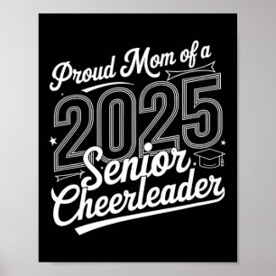 Senior 2025 Cheer Team Mum High School Graduation  Poster