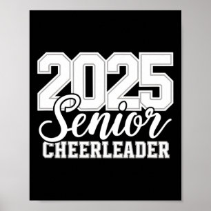 Senior 2025 Cheer Team Mum High School Graduation Poster