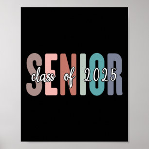 Senior 2025 Cl Of 2025 For College High School Gra Poster